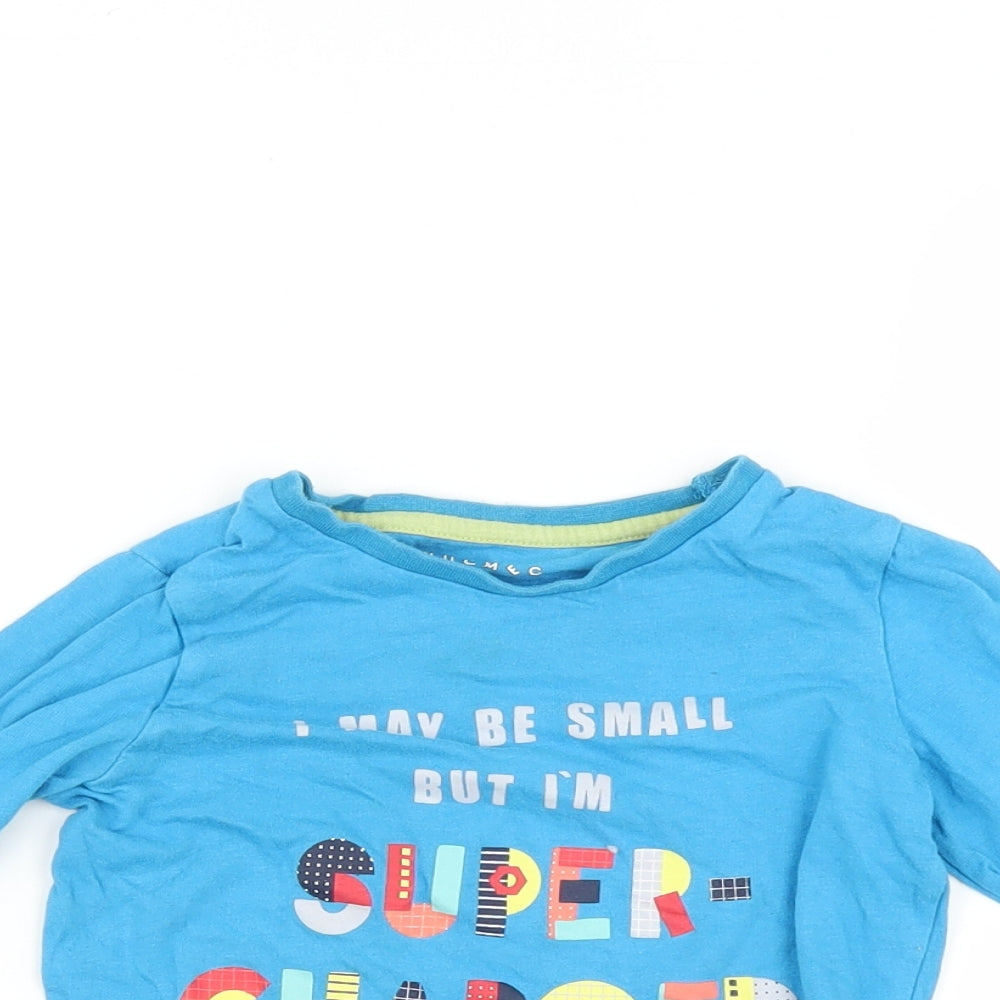 Nutmeg Baby Blue   Basic T-Shirt Size 18-24 Months