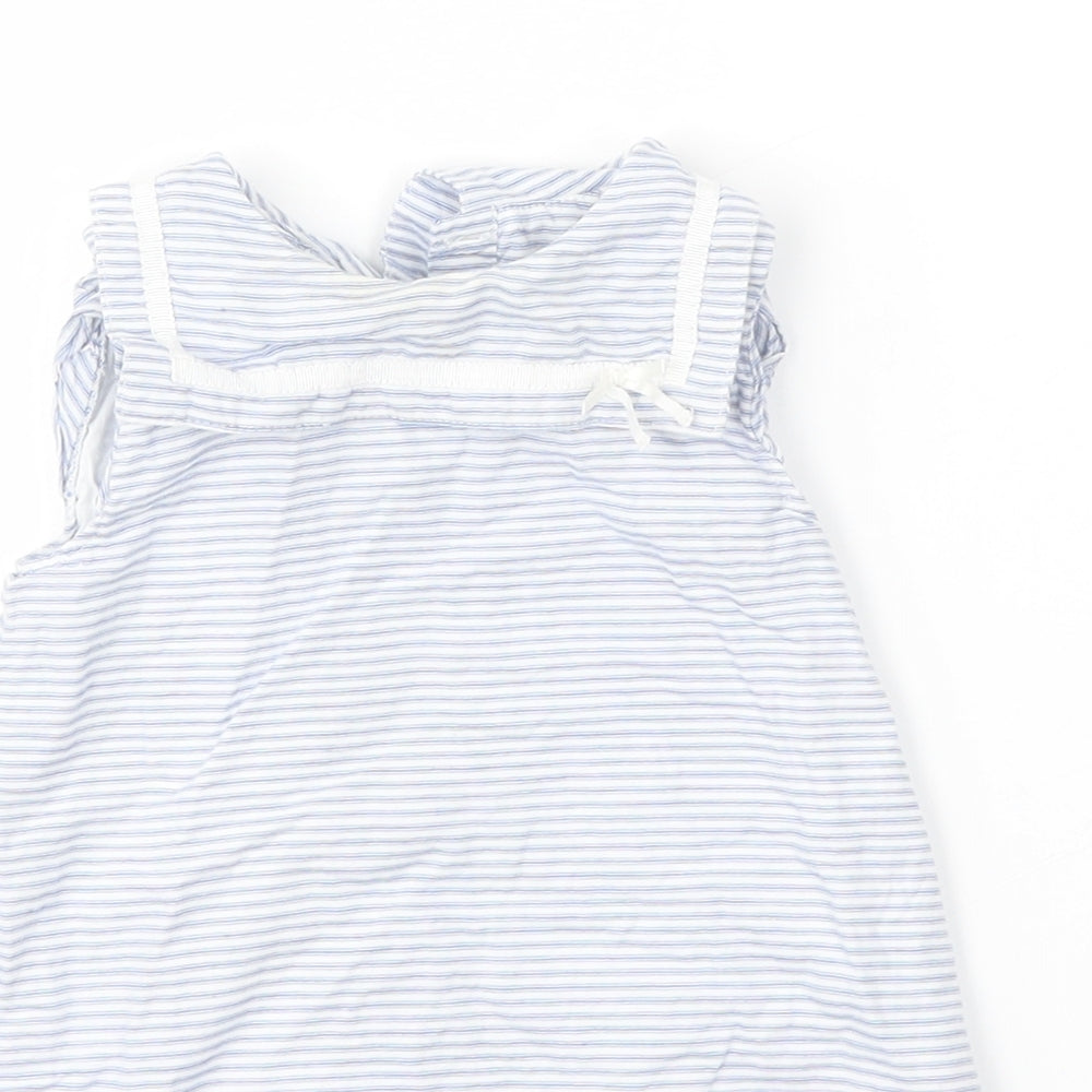 M&S Girls Multicoloured Striped  A-Line  Size 6-9 Months