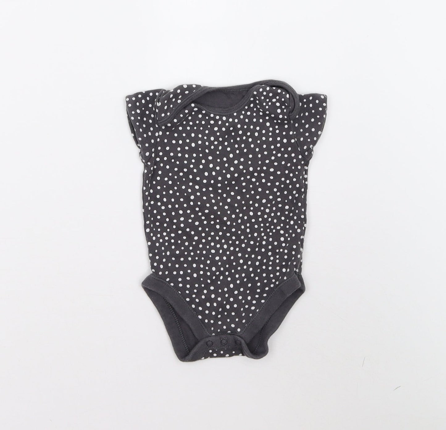 George  Grey Polka Dot  Babygrow One-Piece Size 12-18 Months