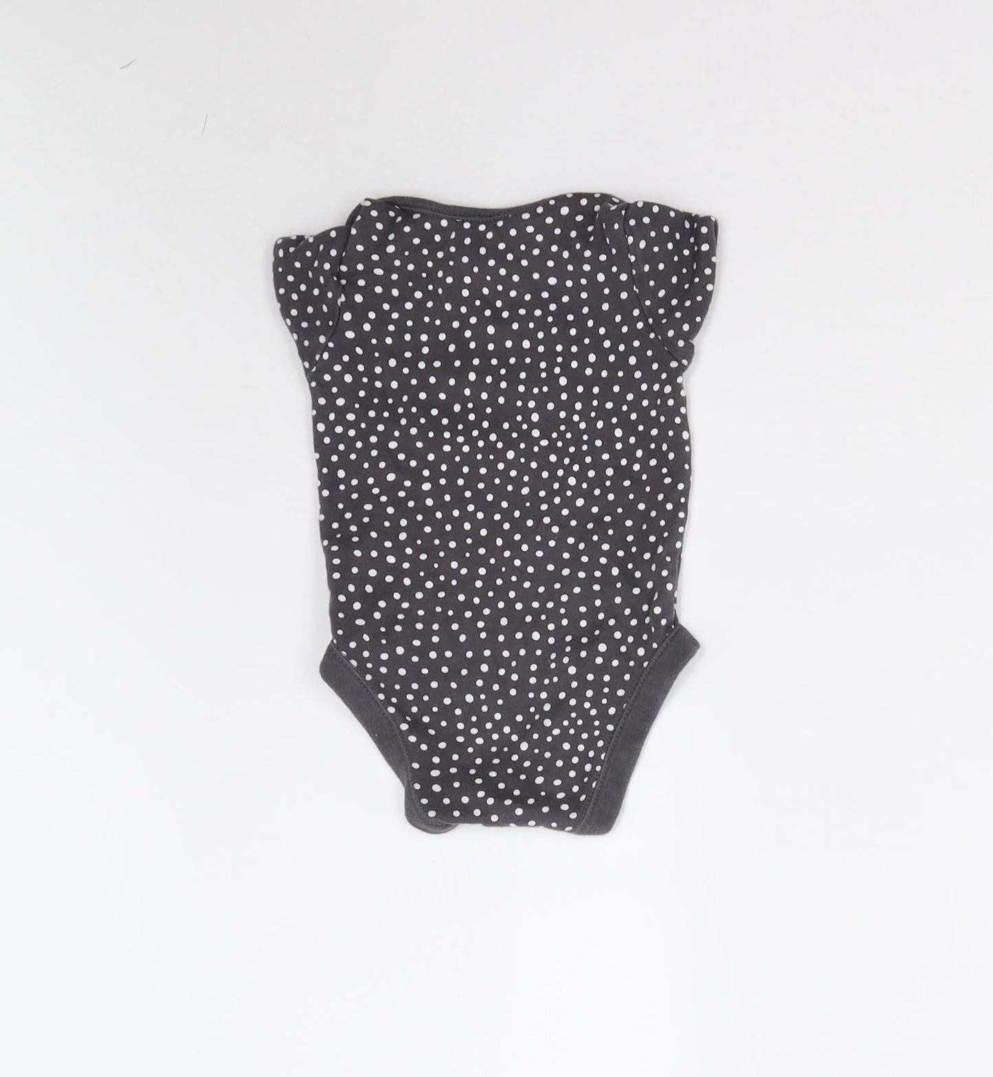 George  Grey Polka Dot  Babygrow One-Piece Size 12-18 Months