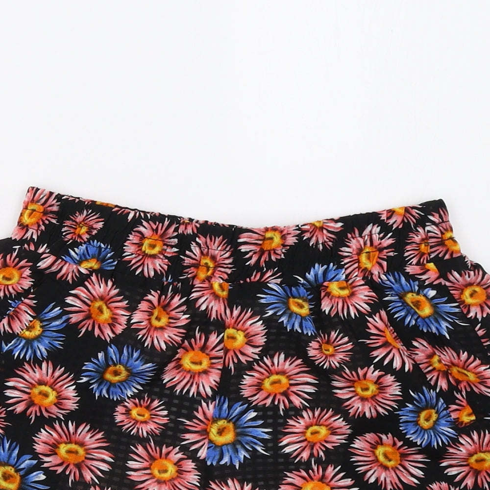 Hearts & Bows Womens Multicoloured Floral  Sweat Shorts Size 8