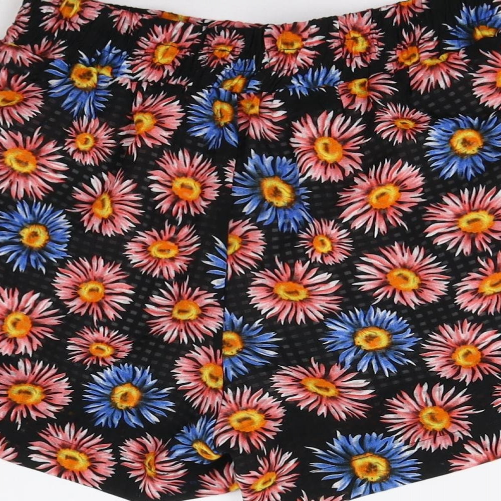 Hearts & Bows Womens Multicoloured Floral  Sweat Shorts Size 8