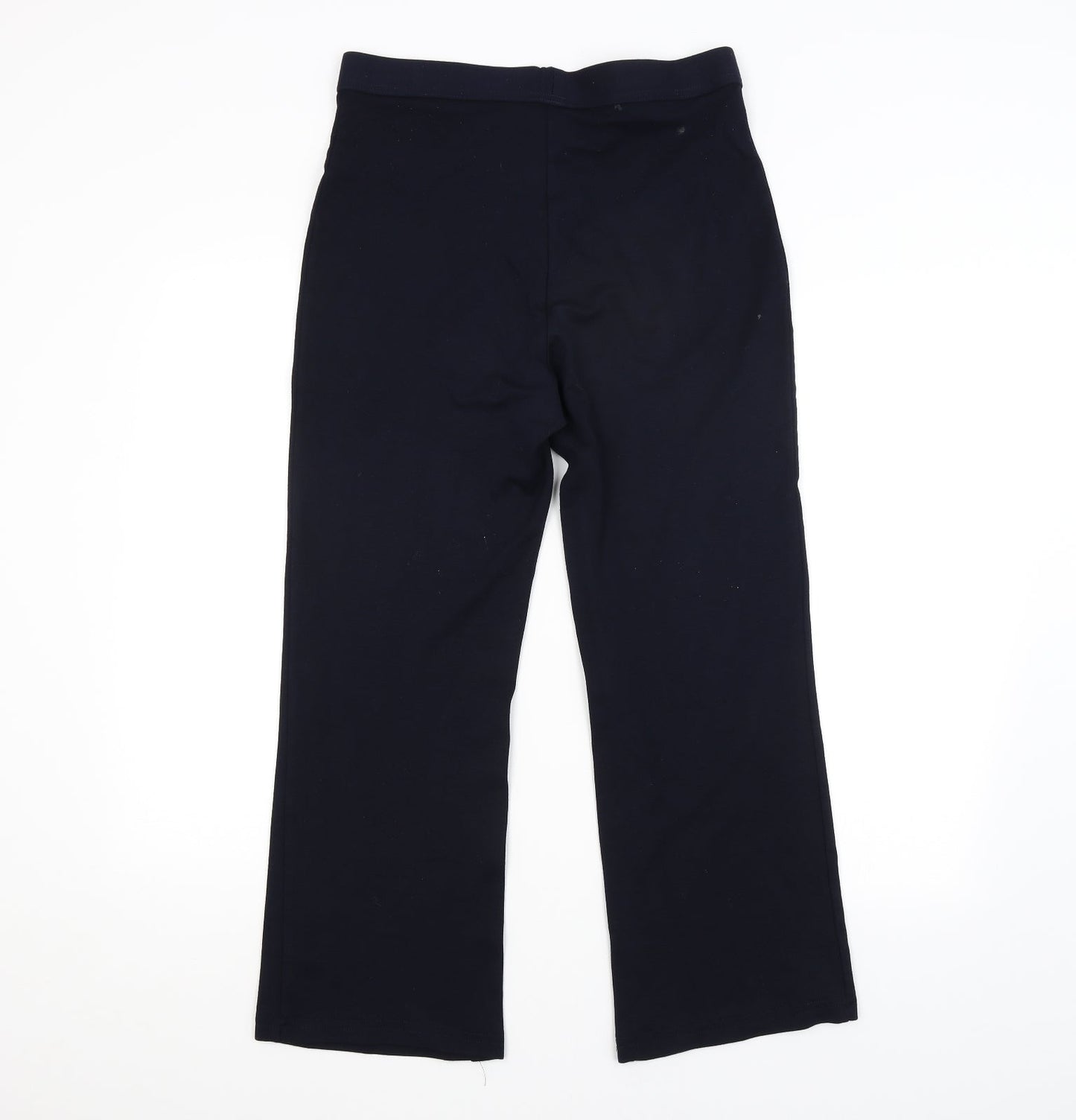 M&S Womens Blue   Trousers  Size 14 L20 in