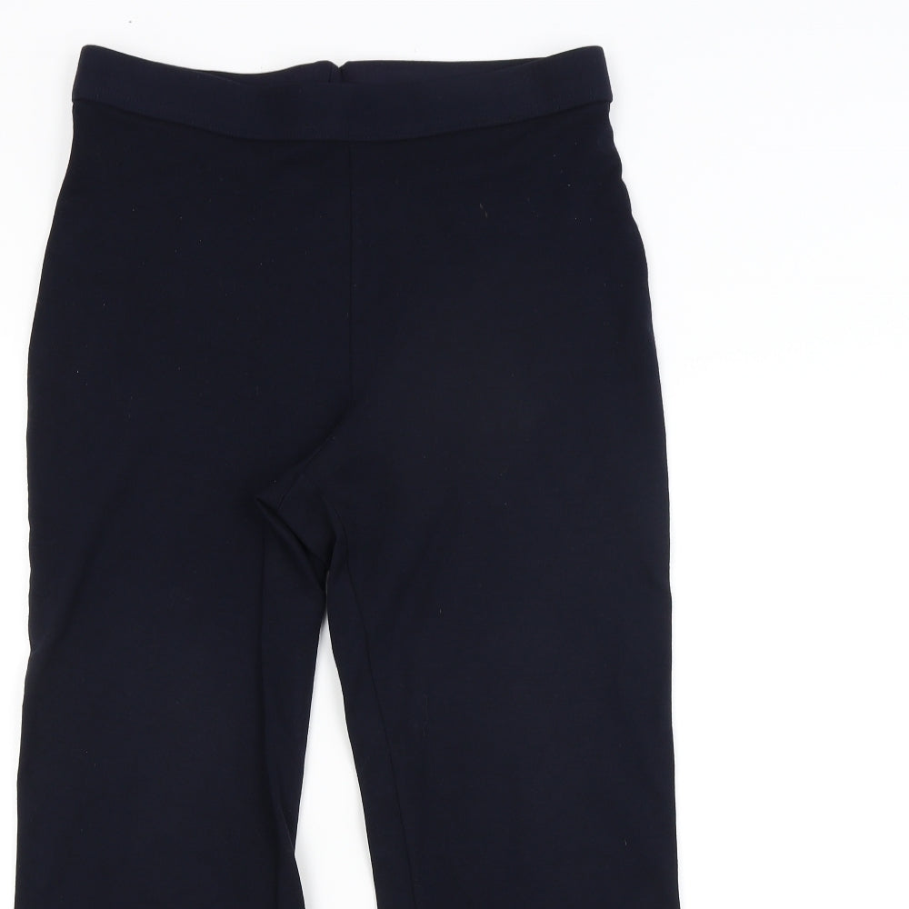 M&S Womens Blue   Trousers  Size 14 L20 in