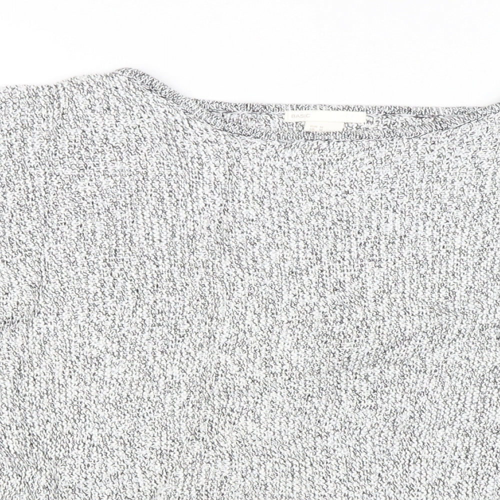 H&M Womens Grey   Pullover Jumper Size M