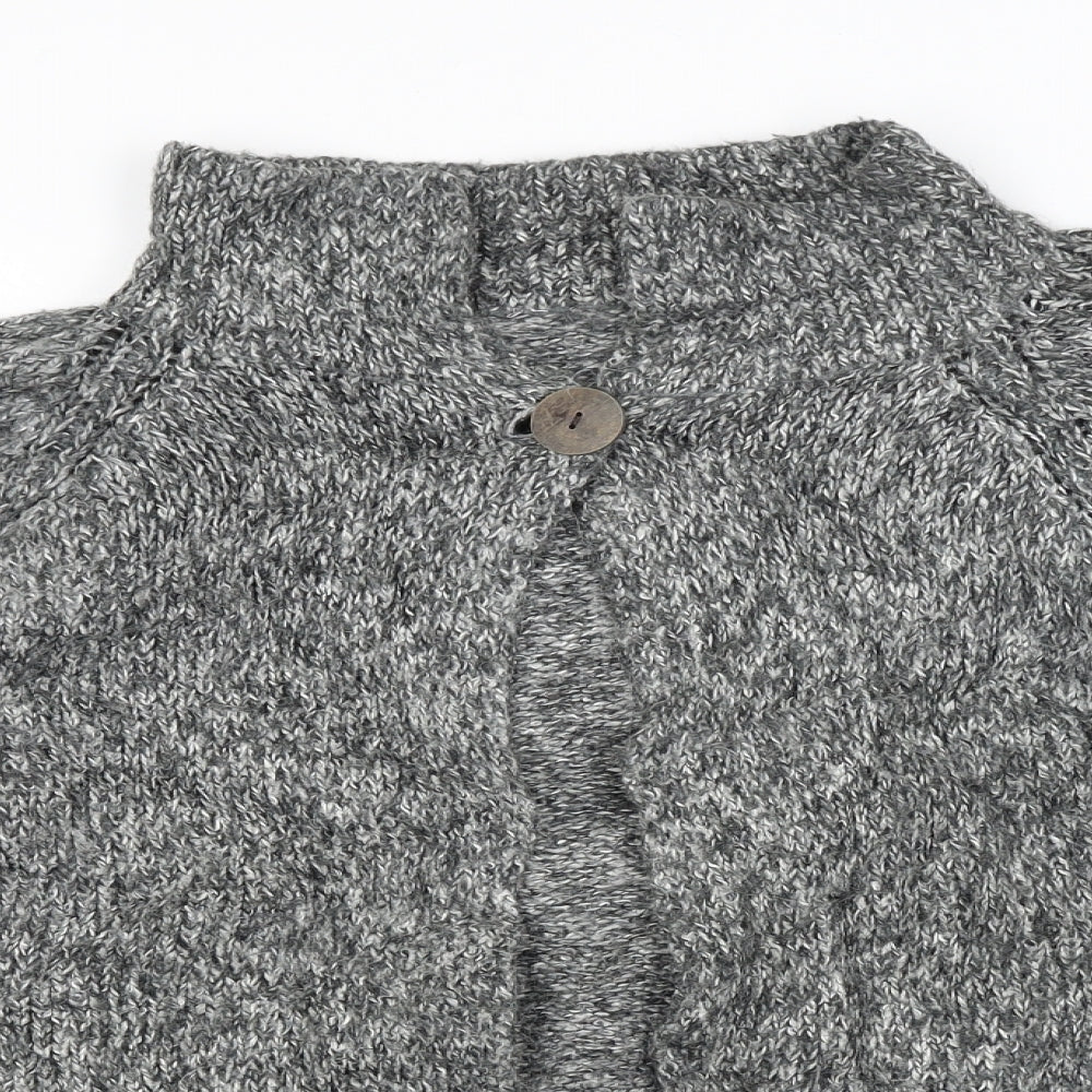 New Look Womens Grey   Cardigan Jumper Size 16