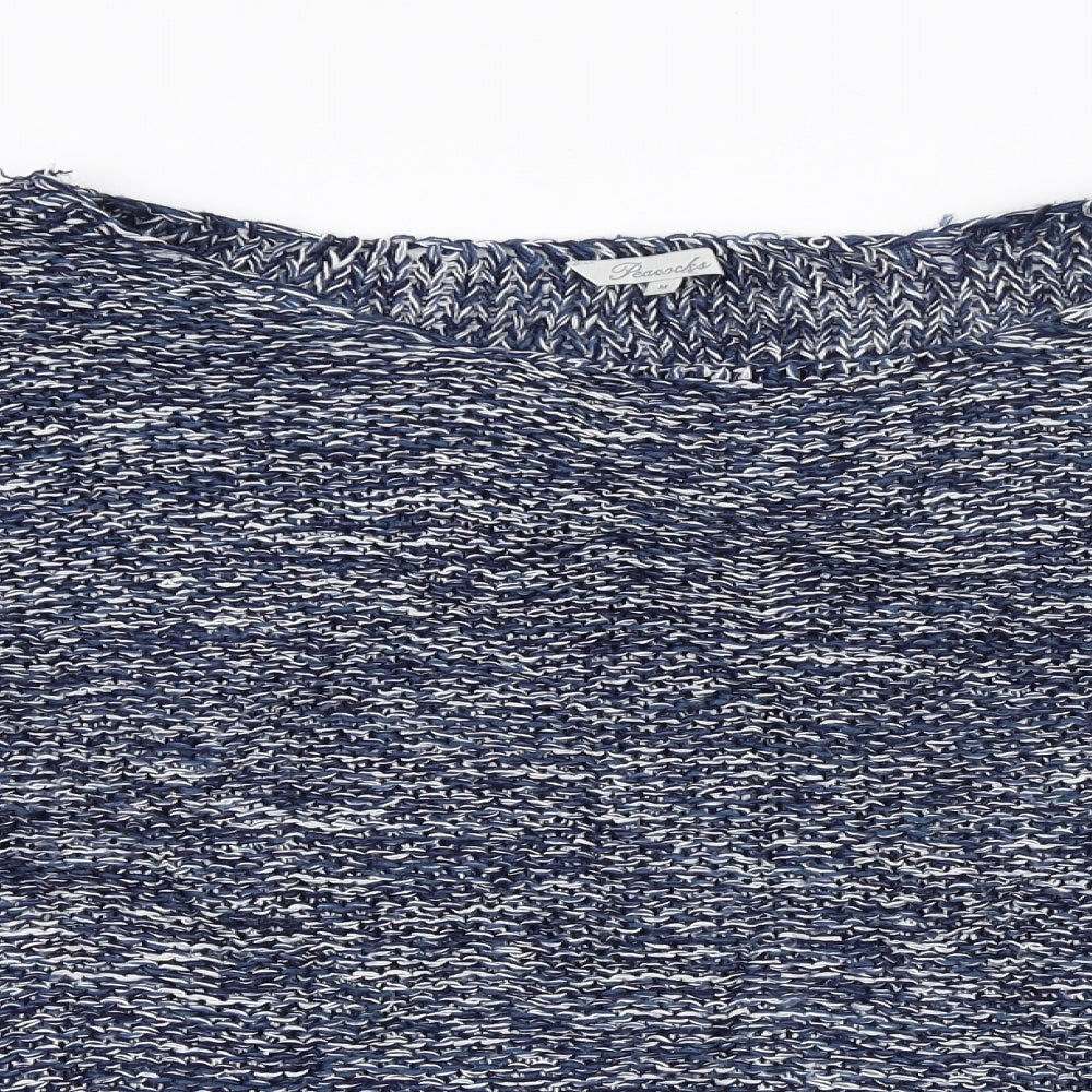 Peacocks Womens Blue   Pullover Jumper Size M