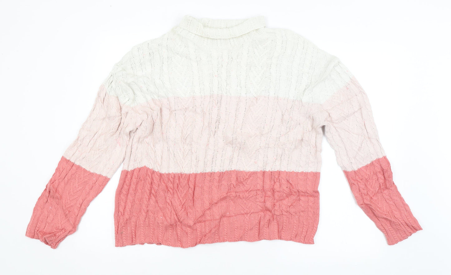 M&S Womens Multicoloured   Pullover Jumper Size M
