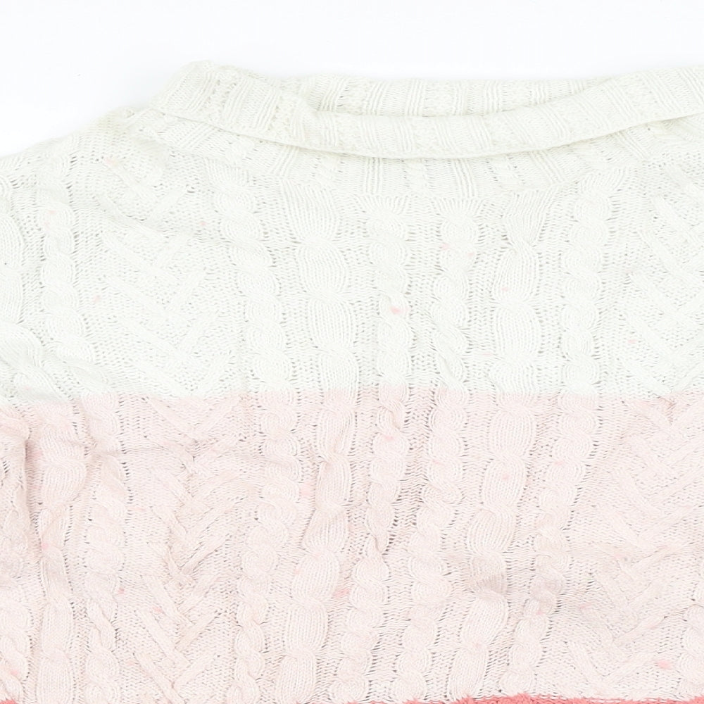 M&S Womens Multicoloured   Pullover Jumper Size M