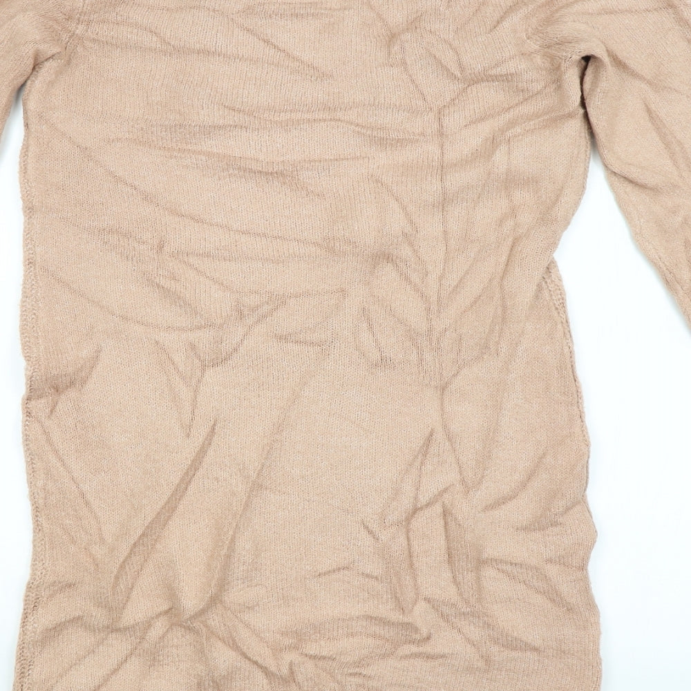 Body Flirt Womens Pink Striped  Pullover Jumper Size 12
