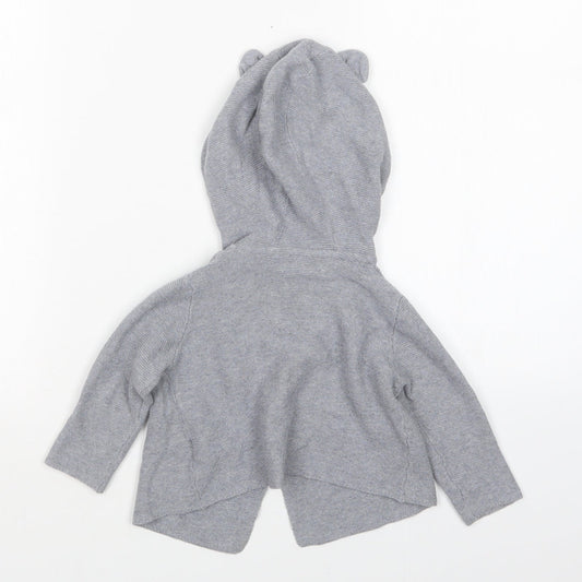 RESERVED Baby Grey   Cardigan Jumper Size 6-9 Months