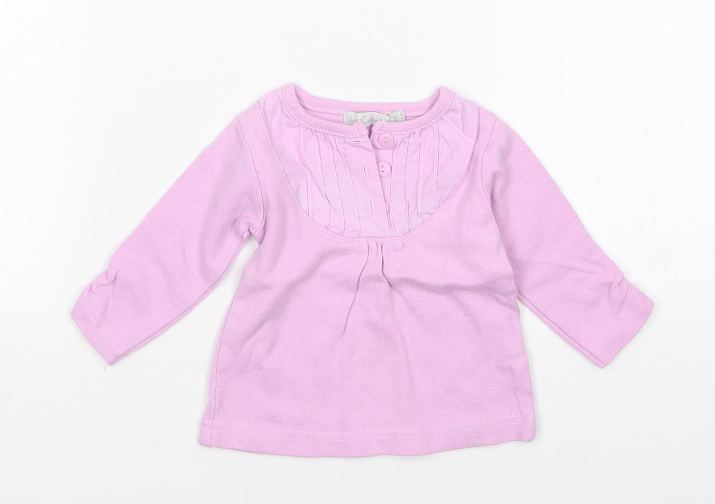 in extenoo Girls Pink   Basic T-Shirt Size 3-6 Months