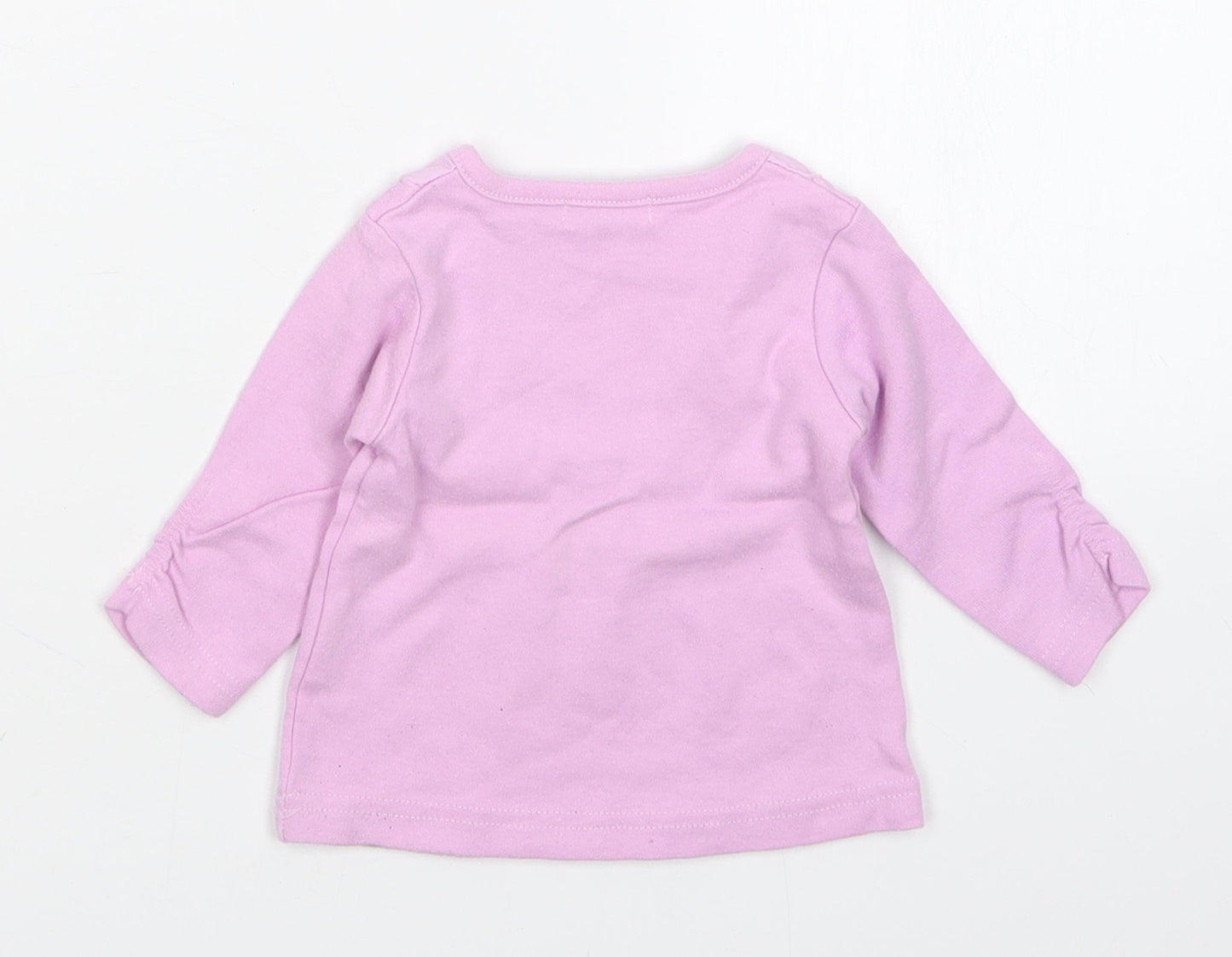 in extenoo Girls Pink   Basic T-Shirt Size 3-6 Months