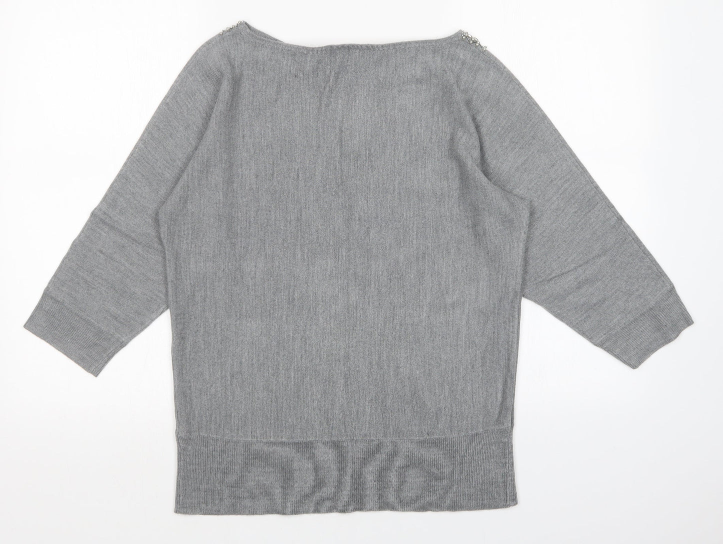 BHS Womens Grey   Pullover Jumper Size 14