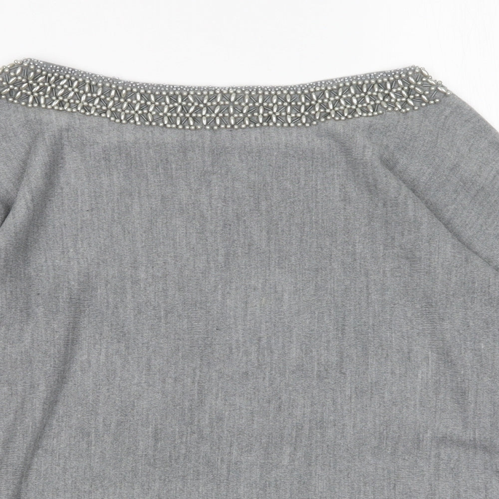 BHS Womens Grey   Pullover Jumper Size 14