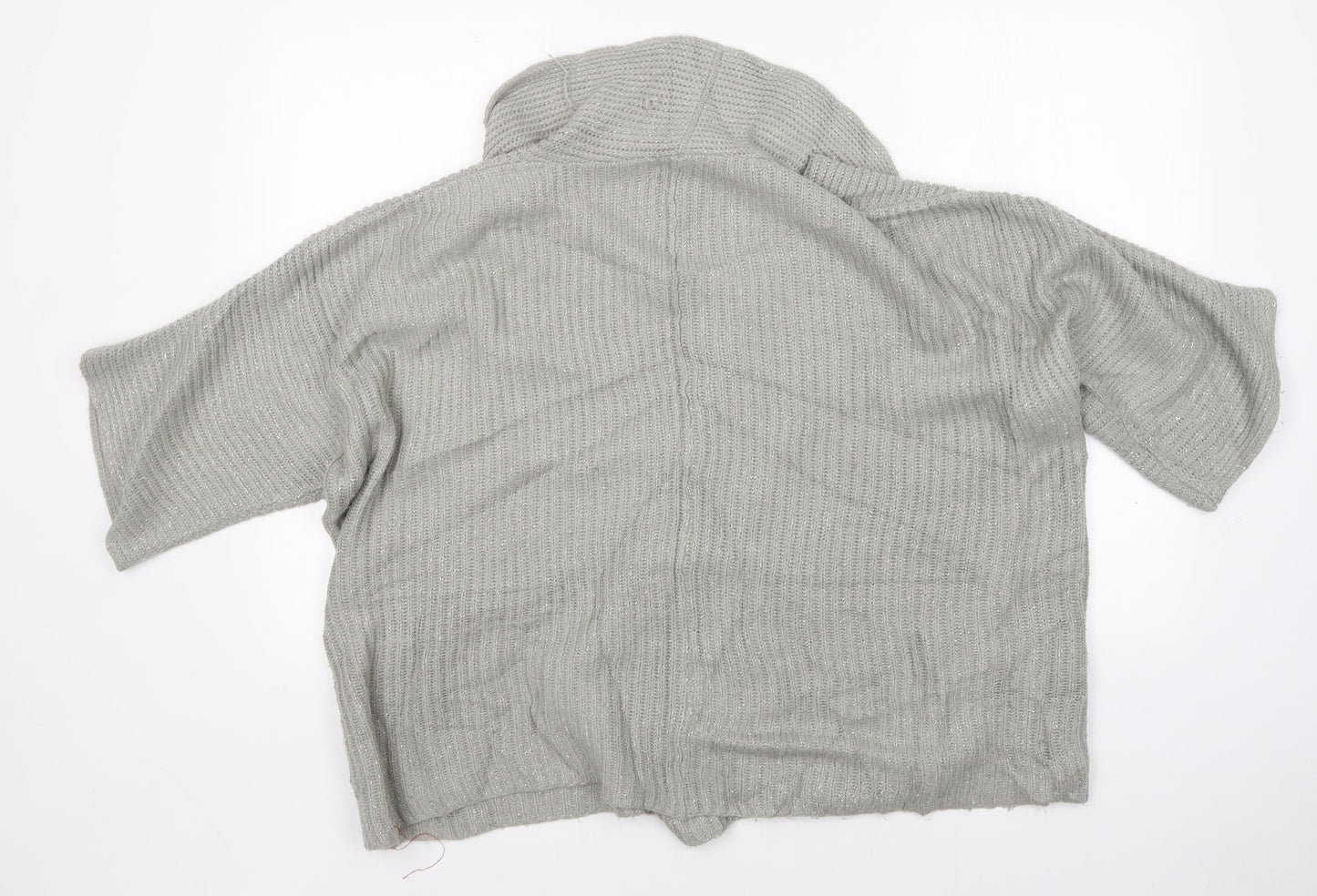 Pep&Co Womens Grey   Wrap Jumper Size 14