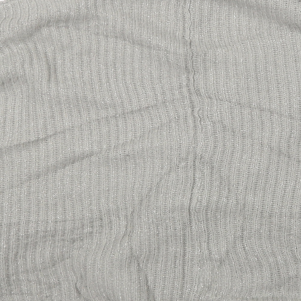 Pep&Co Womens Grey   Wrap Jumper Size 14