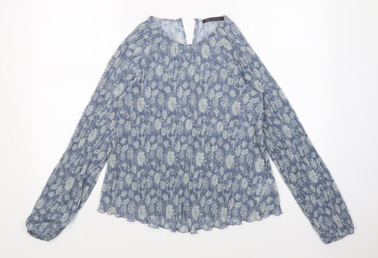M&S Womens Multicoloured Floral  Basic Blouse Size 8