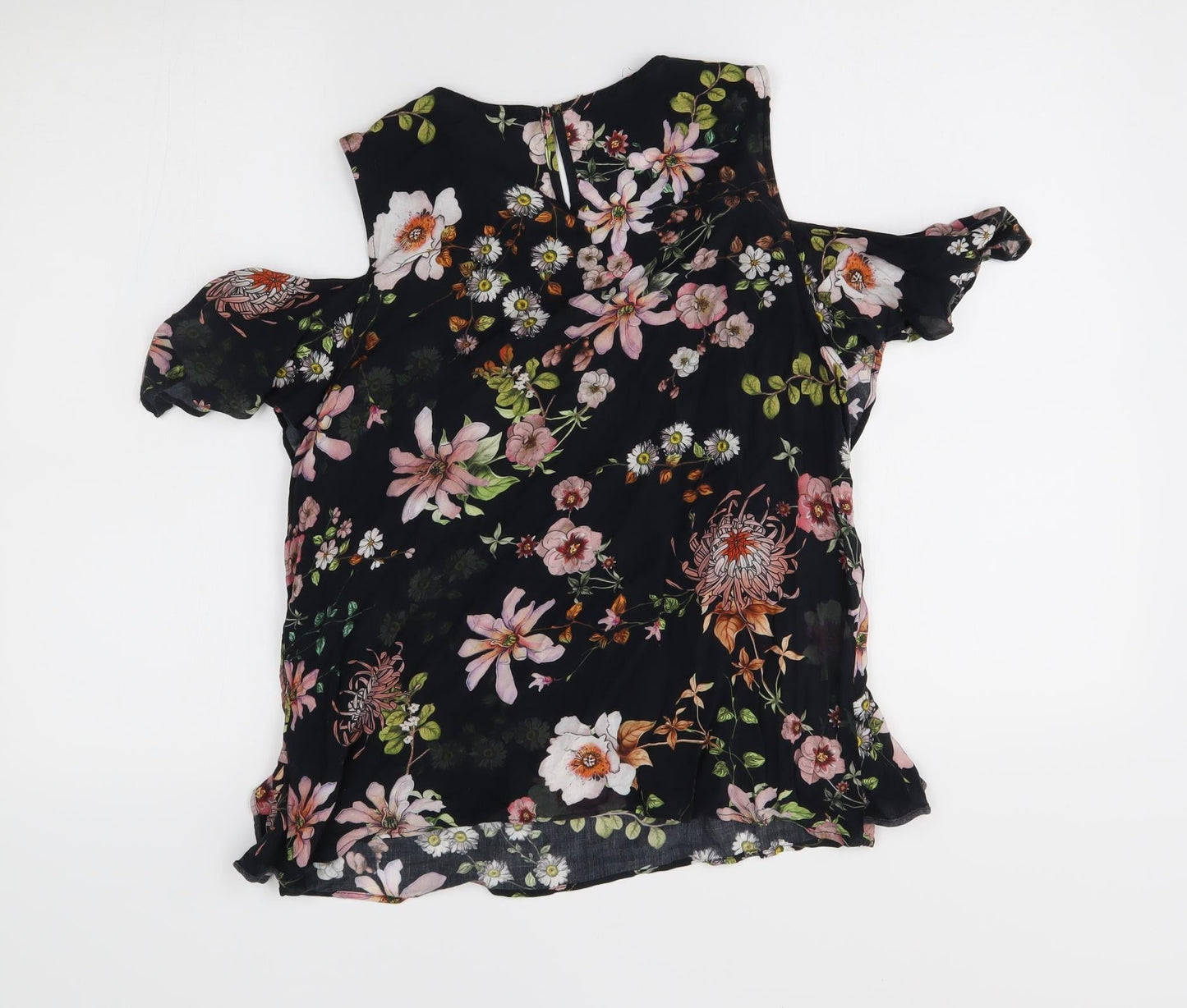 H&M Womens Black   Basic Blouse Size 10