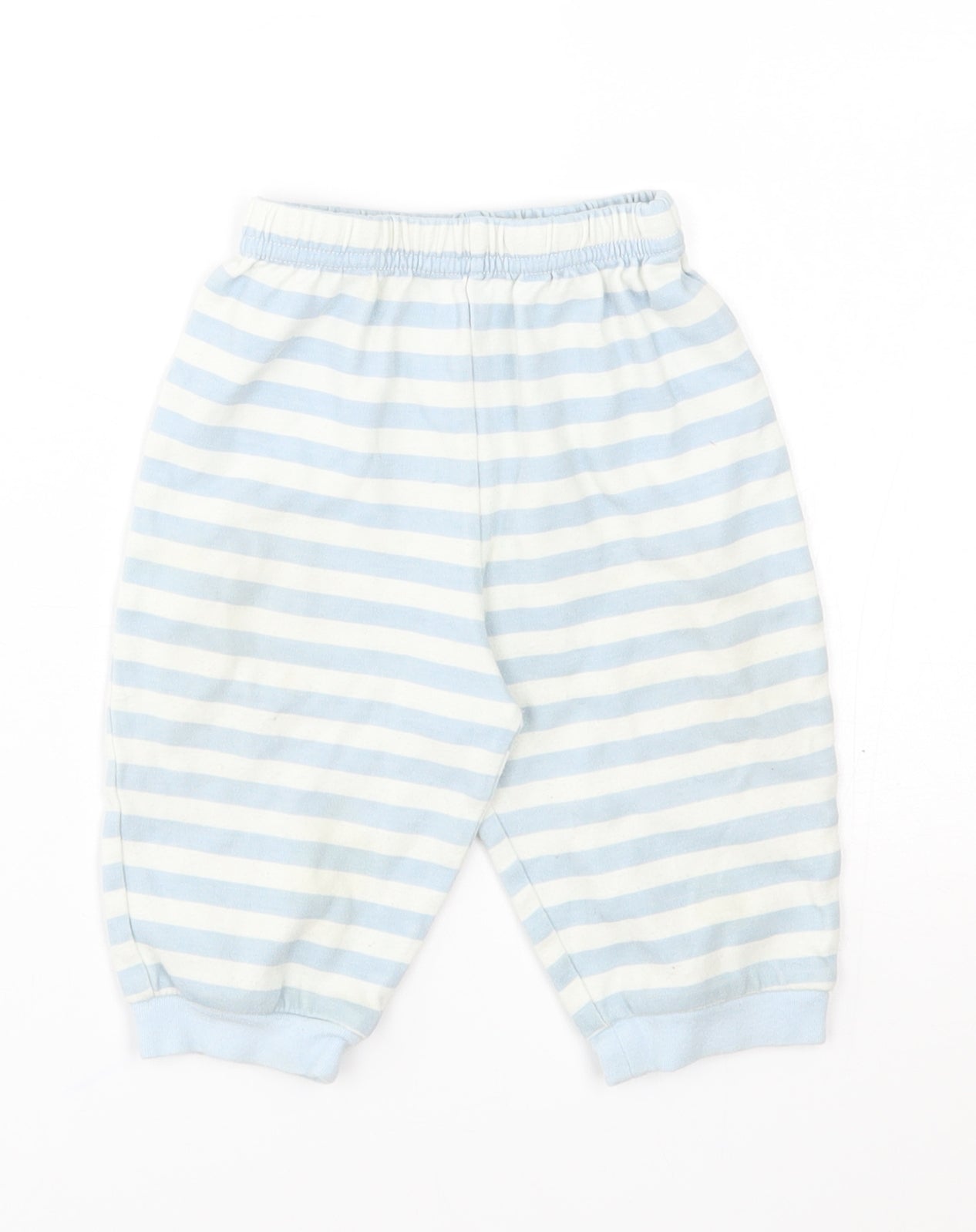 George Baby Blue Striped   Pyjama Pants Size 6-9 Months