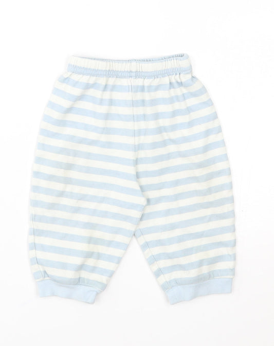 George Baby Blue Striped   Pyjama Pants Size 6-9 Months