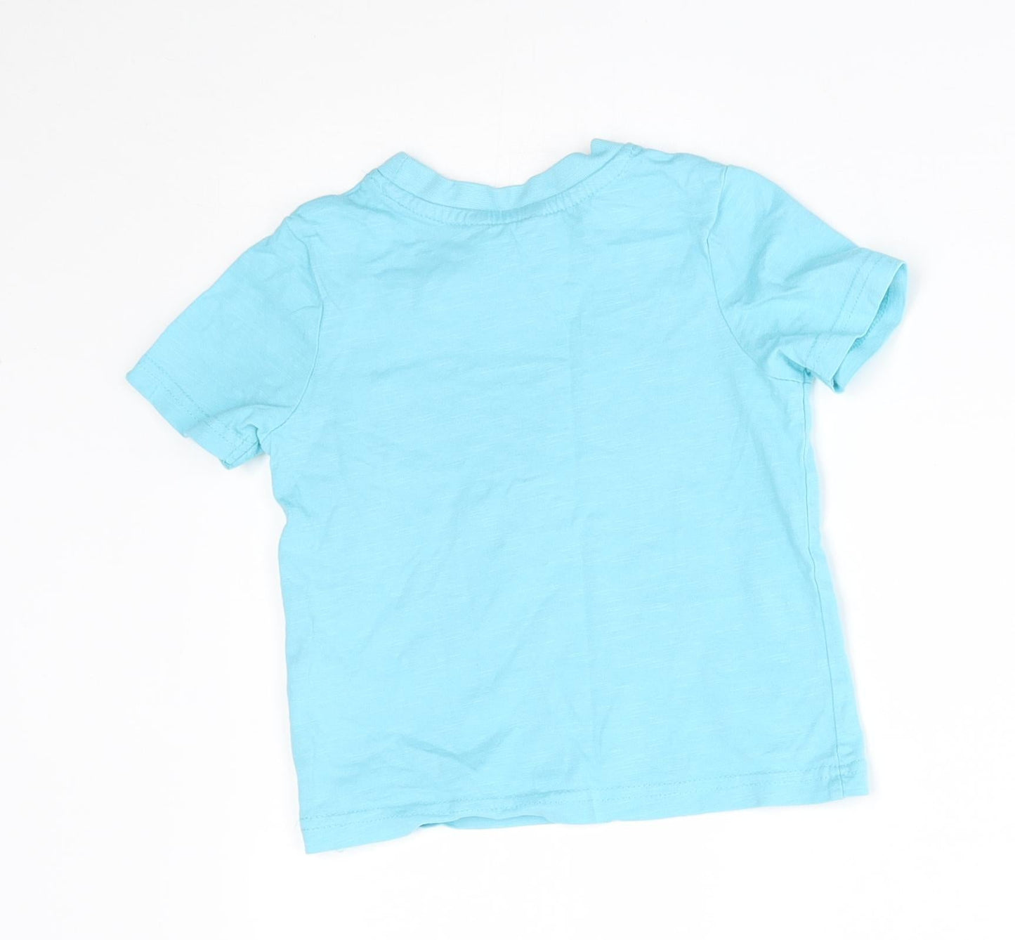 George Baby Blue   Basic T-Shirt Size 18-24 Months  - surfs up dude