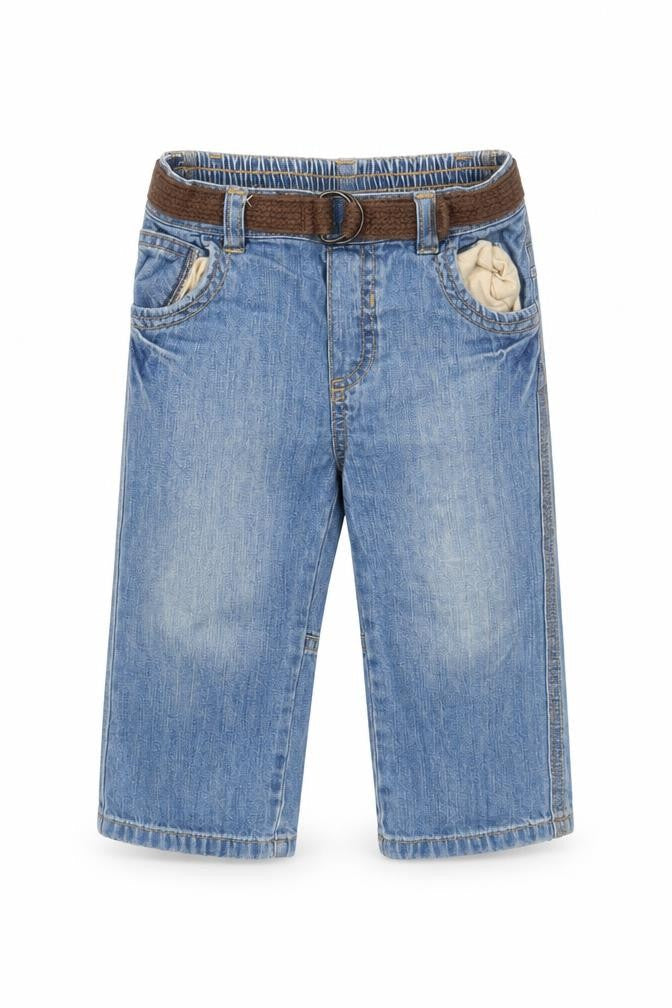 Front view of Old Navy Baby Blue Jeans, size 18-24, Months