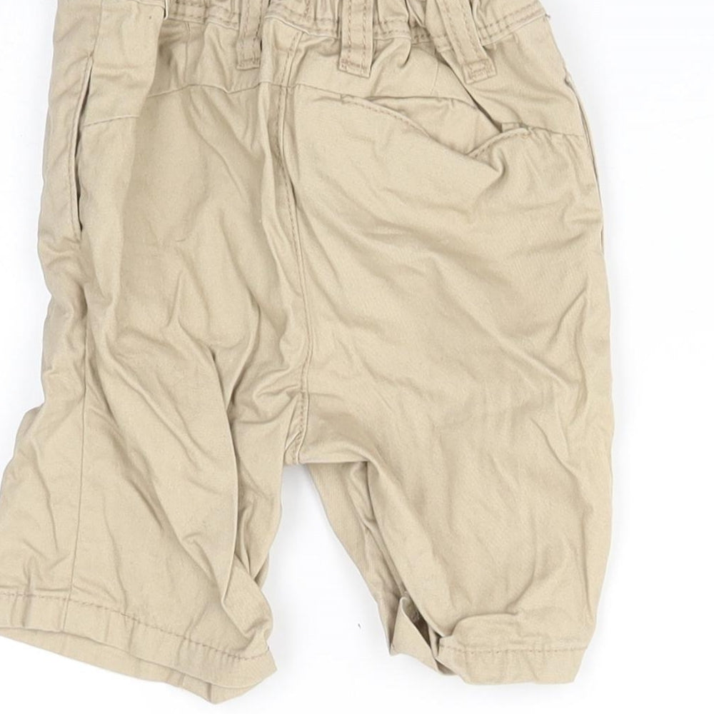 Matalan Baby Beige   Cropped Trousers Size 9-12 Months  - shorts