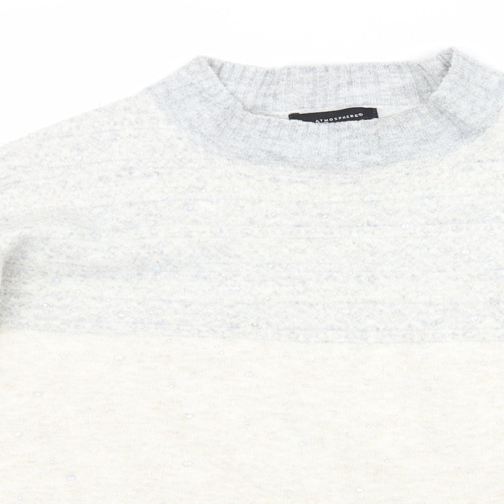 Atmosphere Womens Ivory  Knit Pullover Jumper Size 10