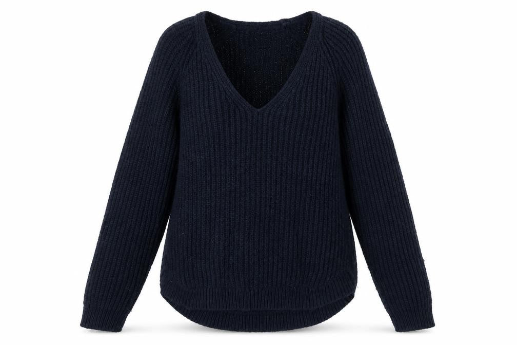 H&M Womens Blue  Knit Pullover Jumper Size XS