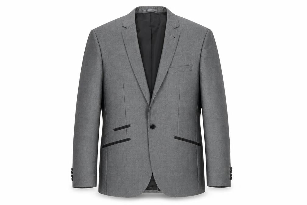 Front view of Taylor & Wright men’s grey jacket suit jacket, size 38