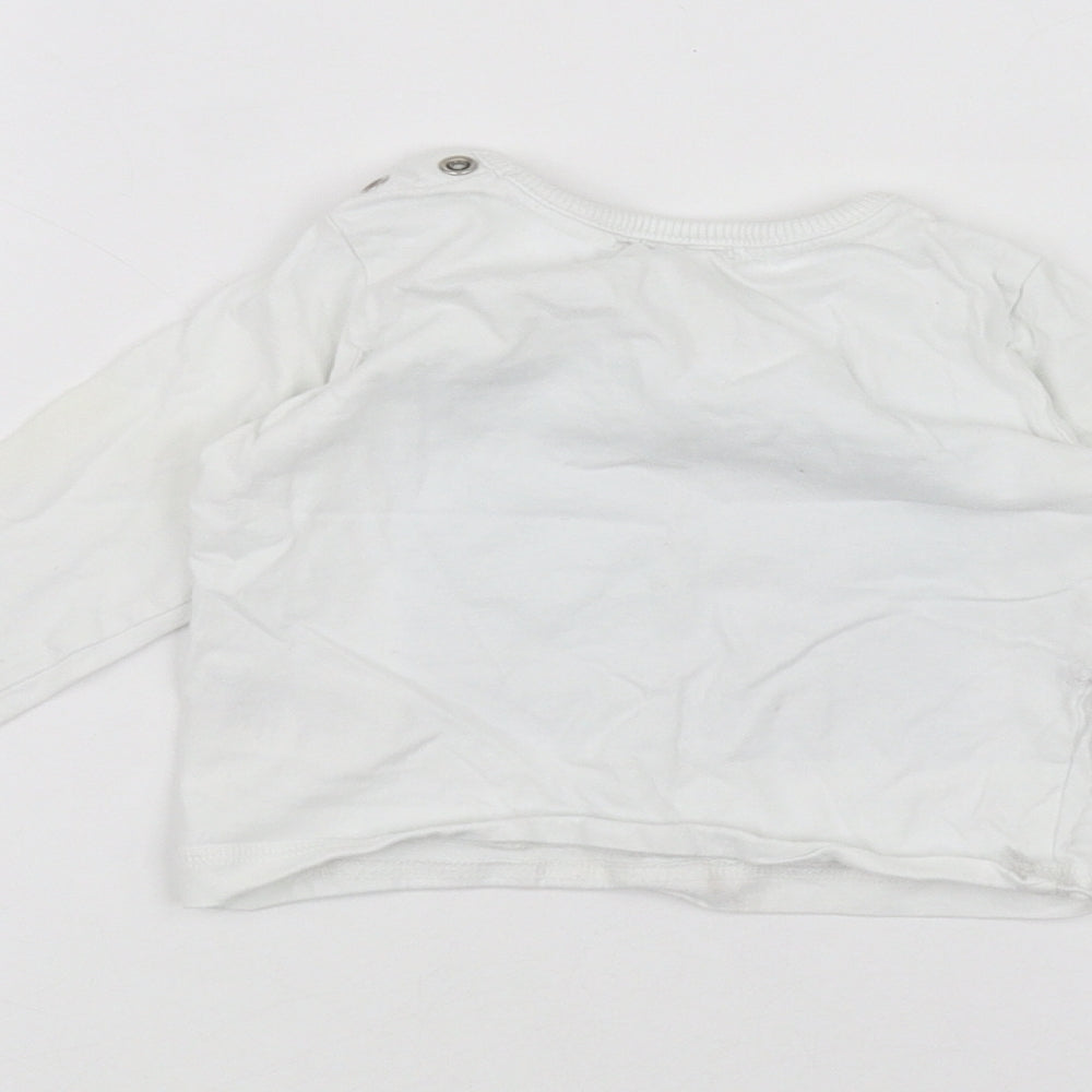 Mothercare Baby White   Basic T-Shirt Size 3-6 Months