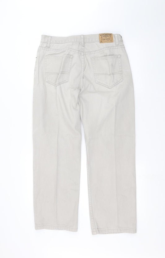 Kensington Womens Grey   Straight Jeans Size 34 in L20 in