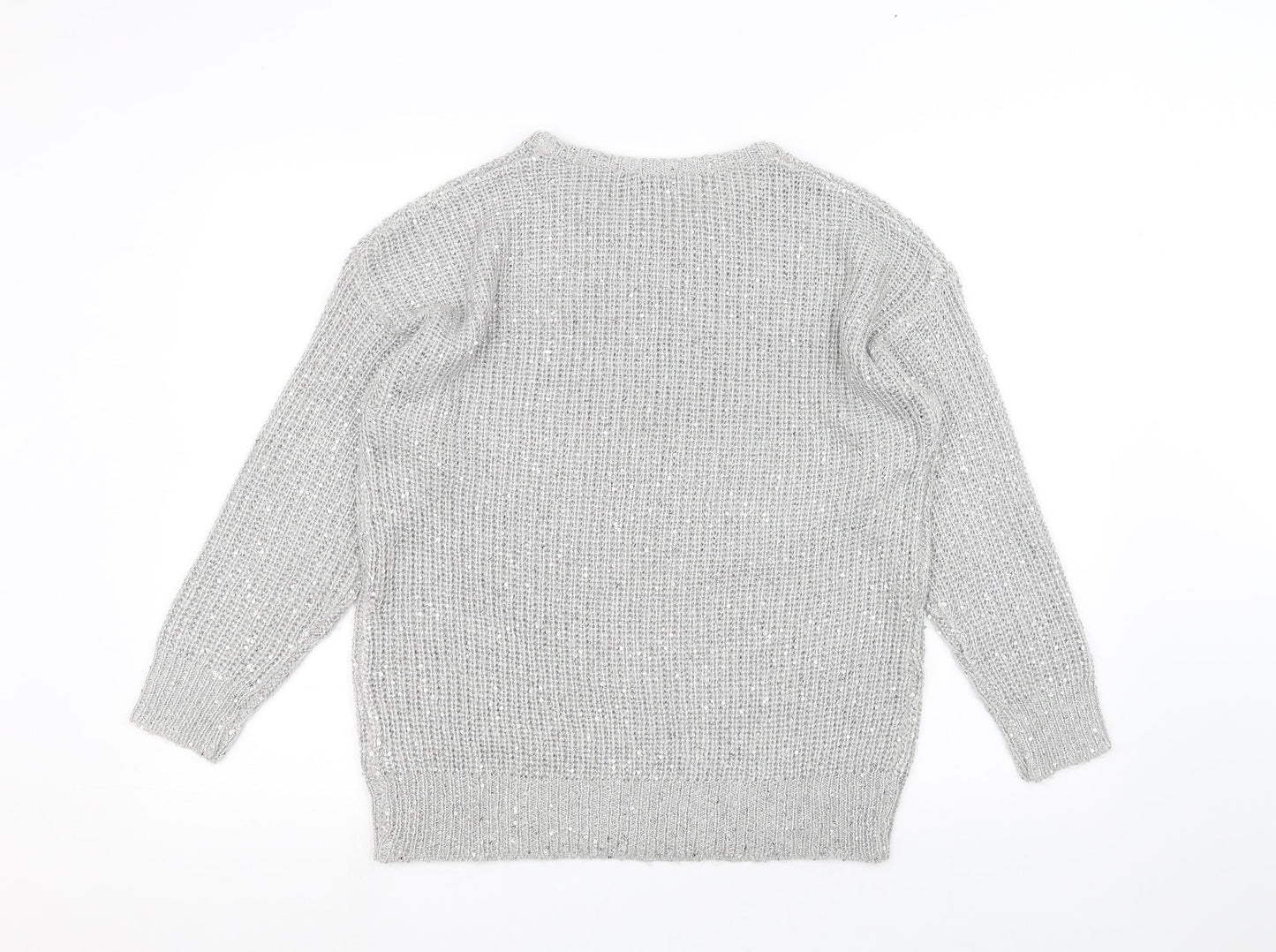 Atmosphere Womens Silver   Pullover Jumper Size L