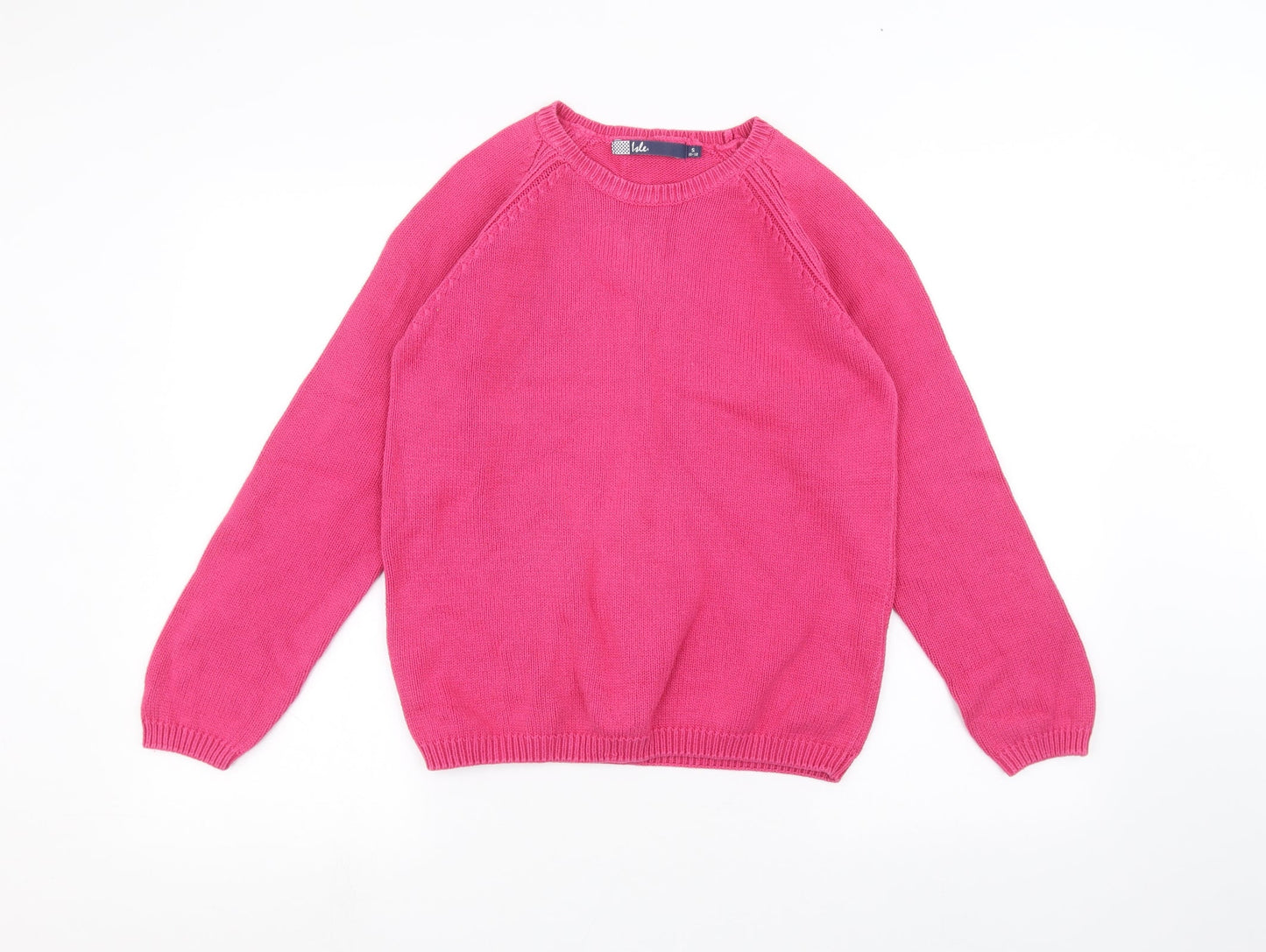 ISLE Womens Pink   Pullover Jumper Size S