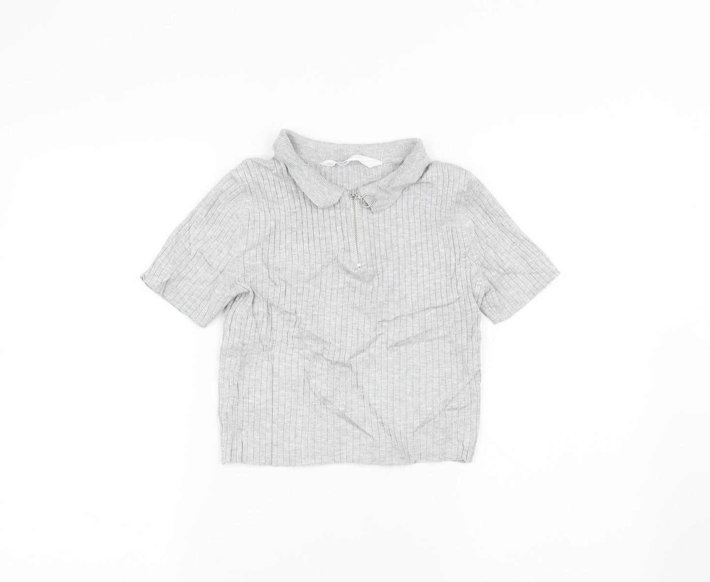 H&M Girls Grey   Basic T-Shirt Size 11-12 Years