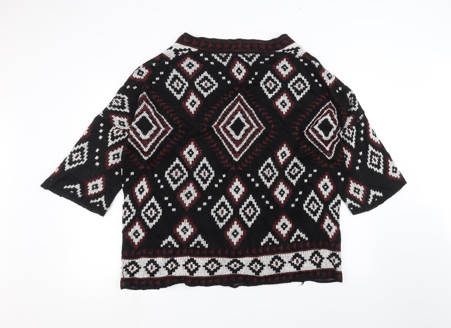 HERE & NOW Womens Black   Cardigan Jumper Size L