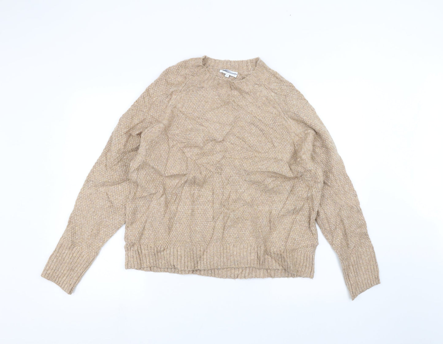 Warehouse Womens Beige   Pullover Jumper Size 14