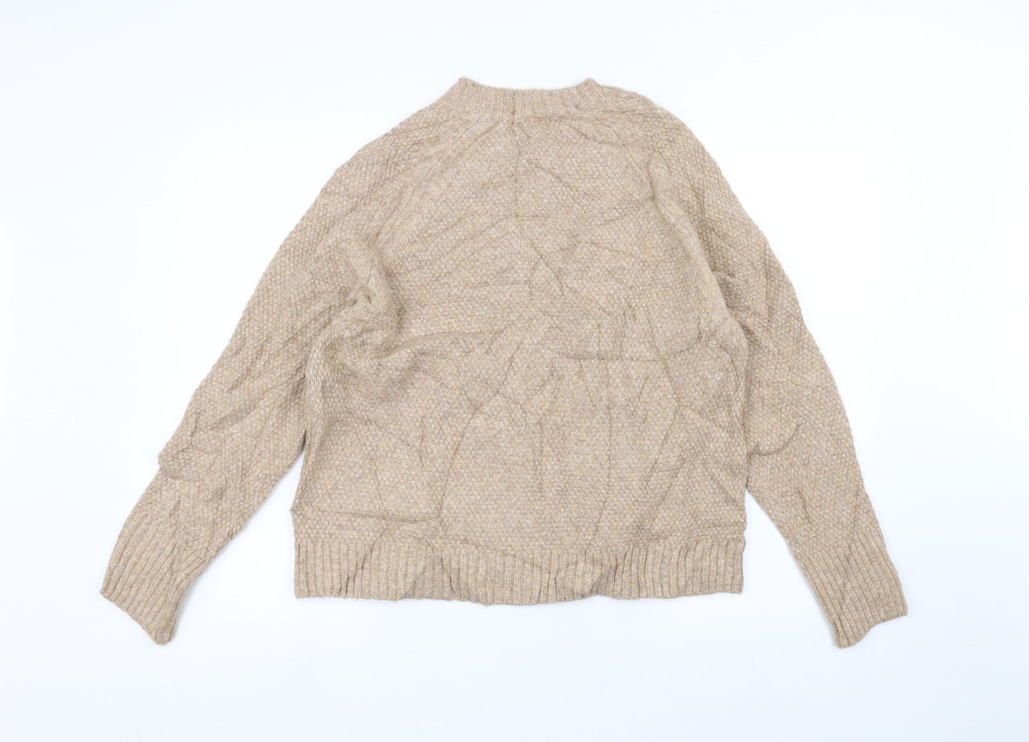 Warehouse Womens Beige   Pullover Jumper Size 14