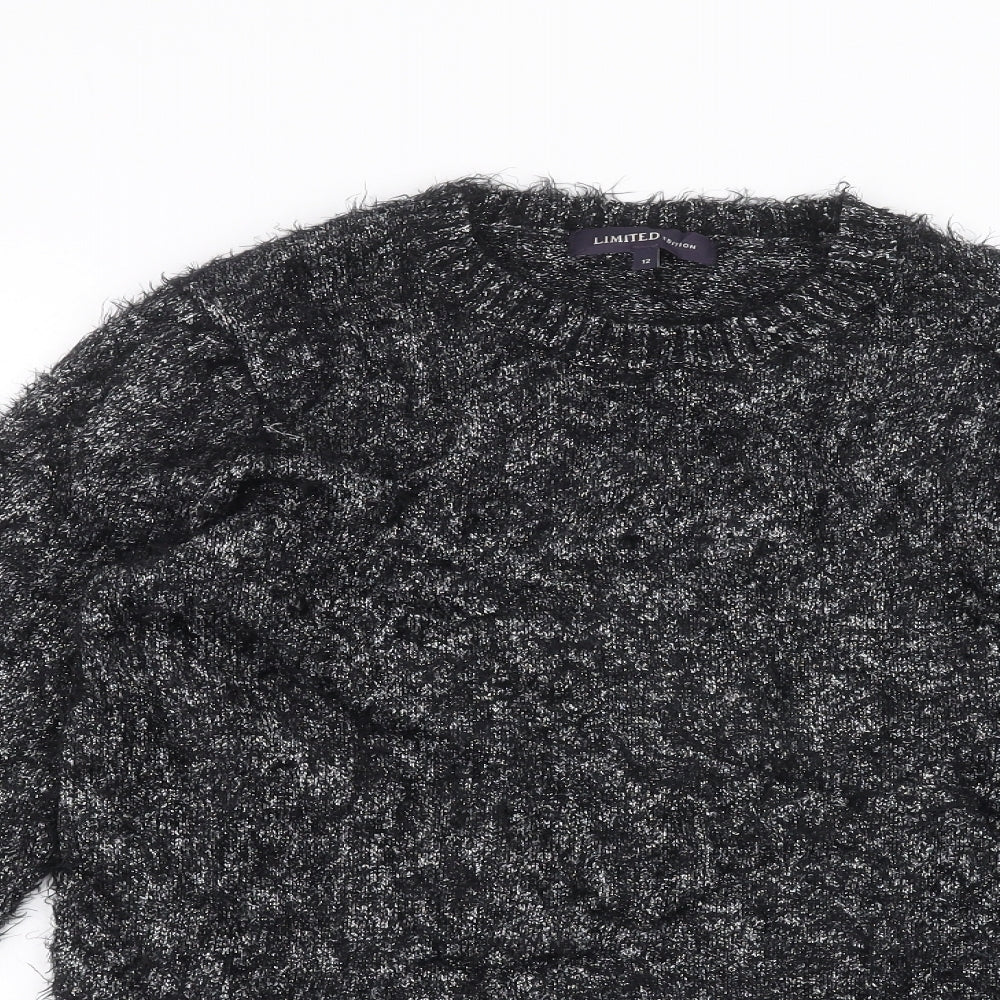 Marks and Spencer Womens Black   Pullover Jumper Size 12