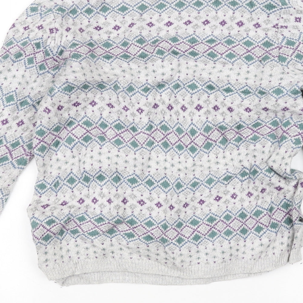 Marks and Spencer Womens Grey   Pullover Jumper Size 8