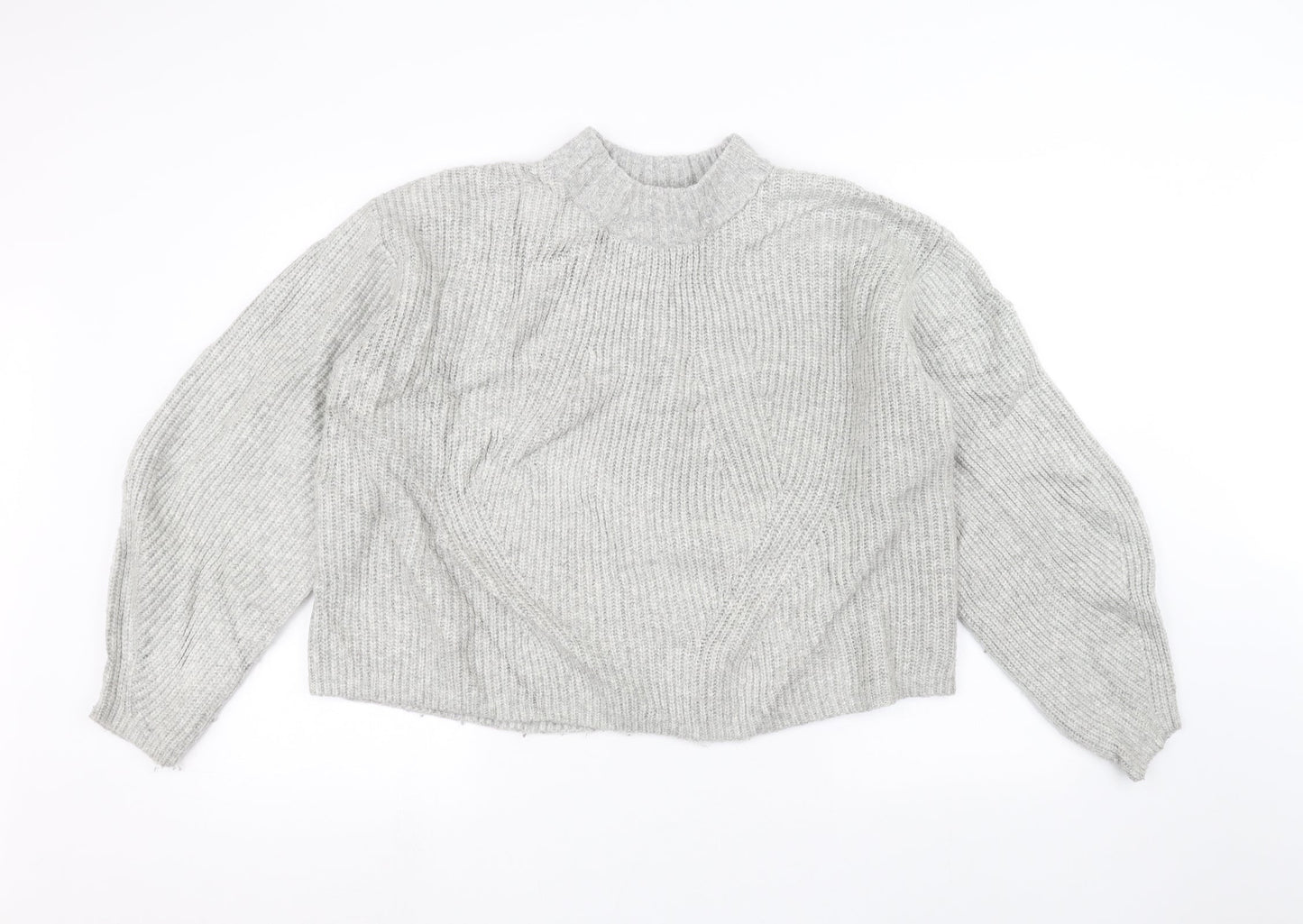 H&M Womens Grey   Pullover Jumper Size M