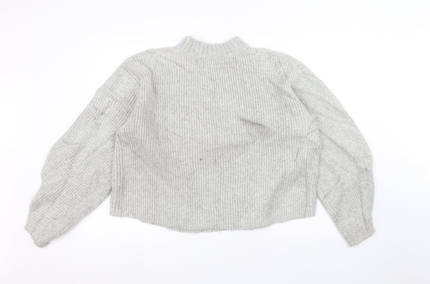 H&M Womens Grey   Pullover Jumper Size M