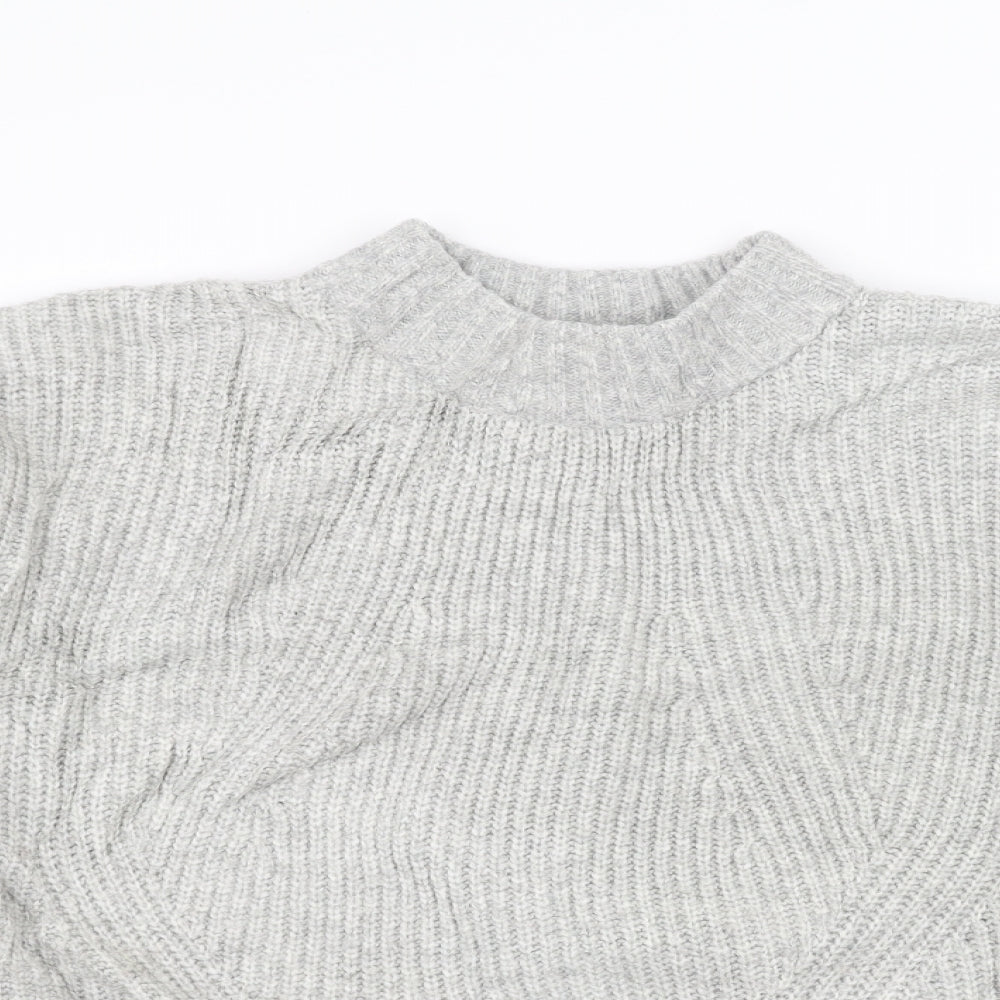 H&M Womens Grey   Pullover Jumper Size M