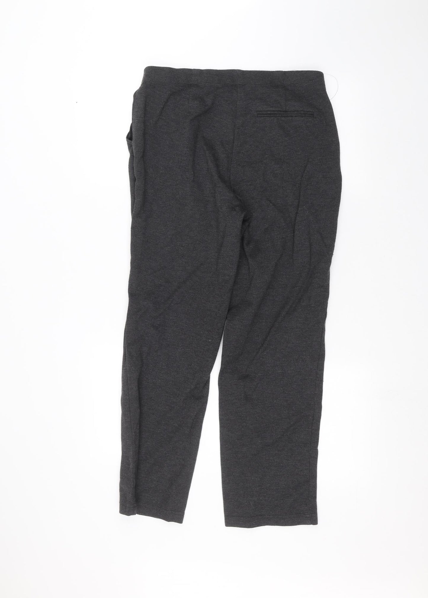 Marks and Spencer Womens Grey   Trousers  Size 14 L24 in