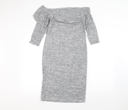 Lost ink Womens Grey   A-Line  Size 10