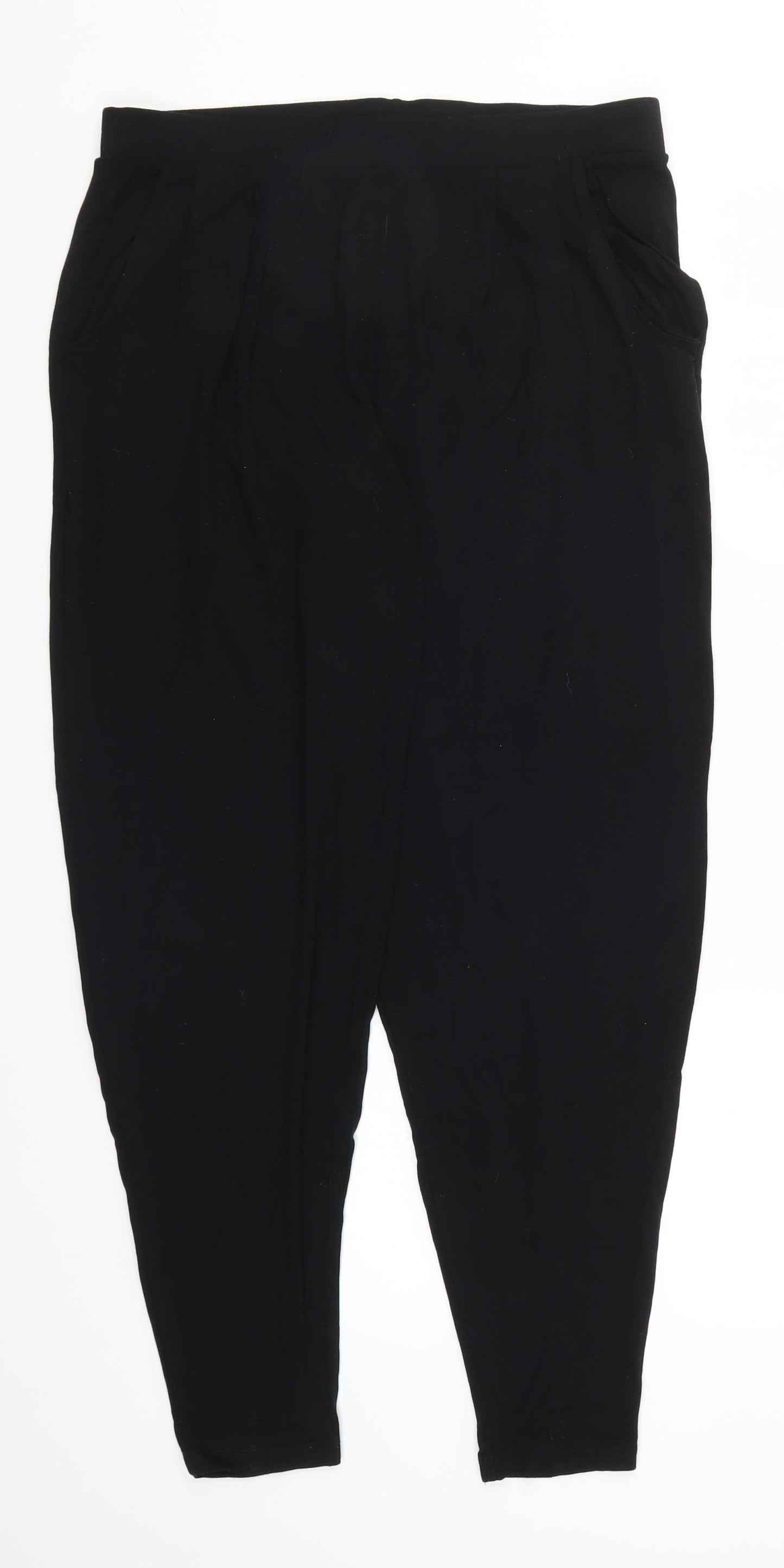NEXT Womens Black   Trousers  Size 14 L28.5 in