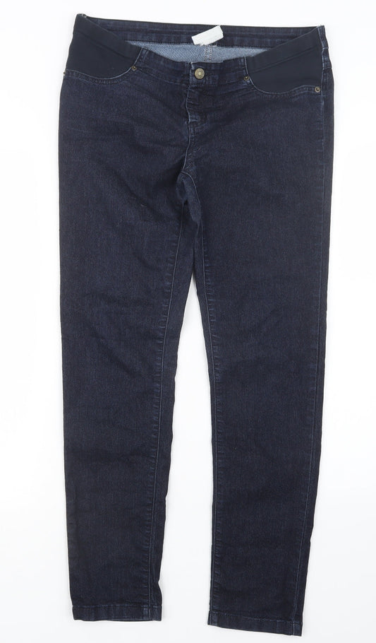 JoJo Maman Bébé Womens Blue  Denim Straight Jeans Size S L29.5 in