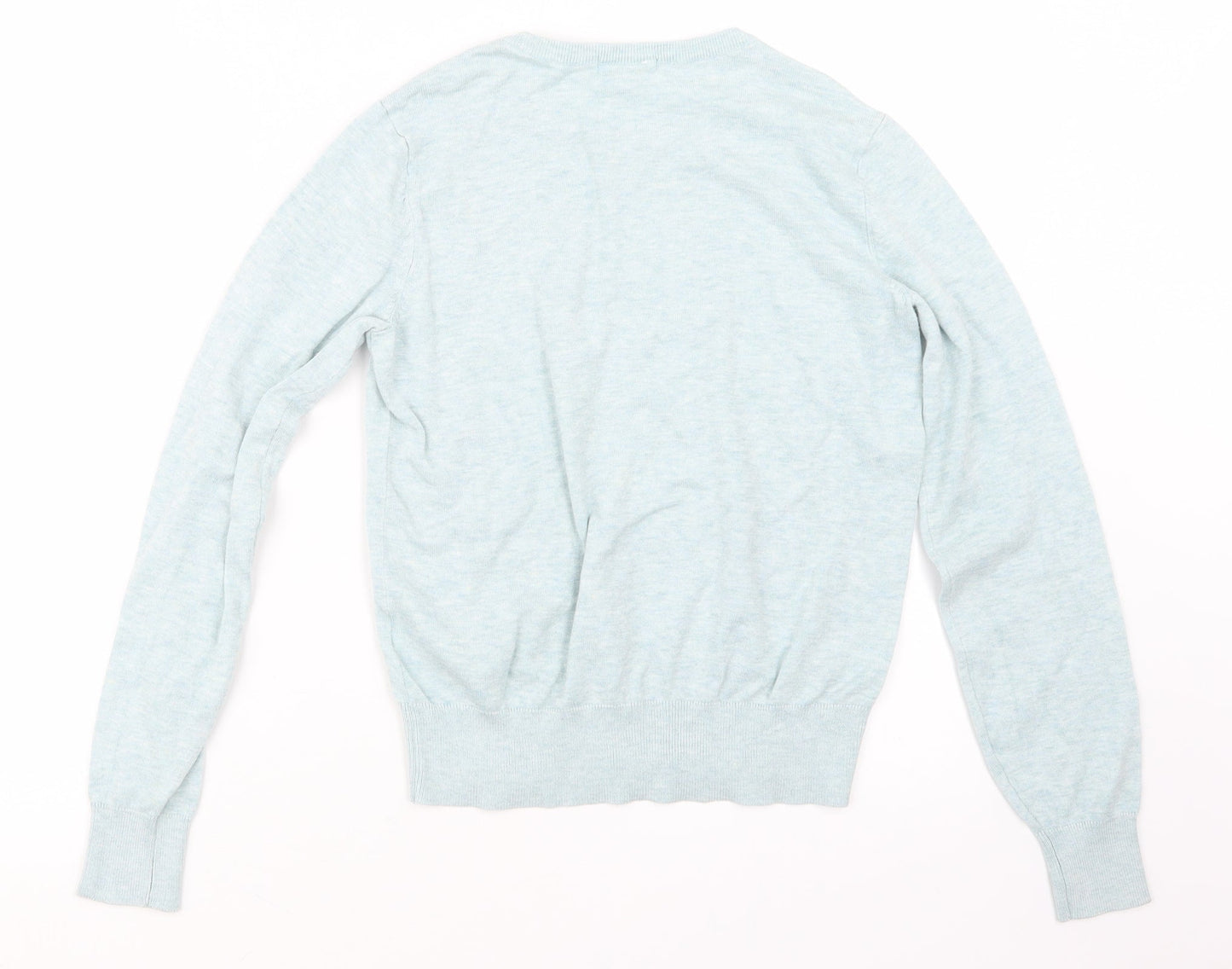 H&M Womens Blue  Knit Pullover Jumper Size S