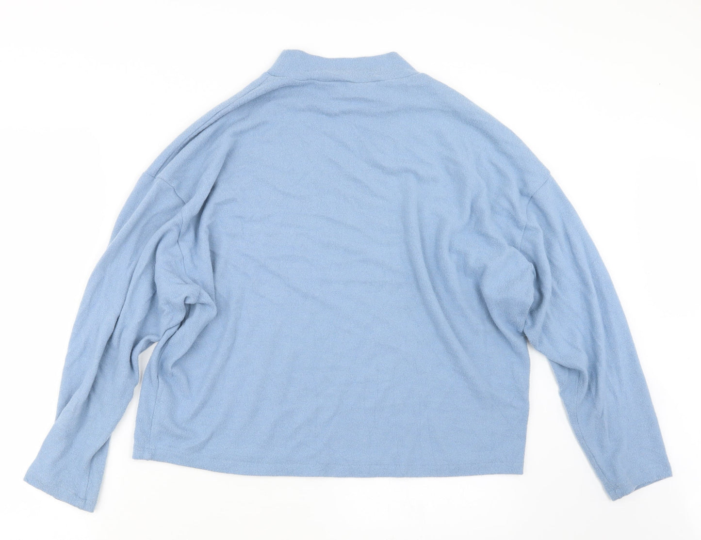 H&M Womens Blue  Knit Pullover Jumper Size S